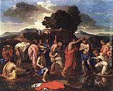 Nicolas Poussin Canvas Paintings - Sacrament of Baptism